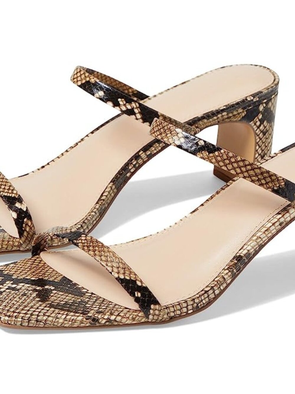 FARYL by Farylrobin Women's 13 Analisa Natural Snake New in Box 65% off Retail